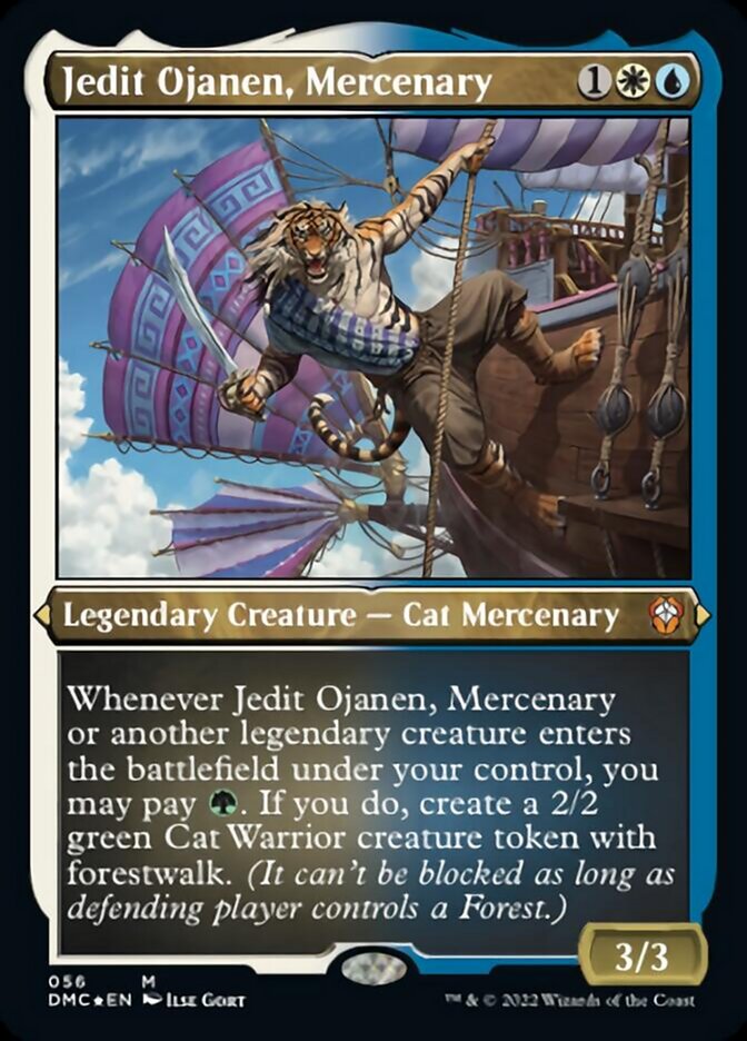 Jedit Ojanen, Mercenary (Foil Etched) [Dominaria United Commander] | Exor Games Summserside