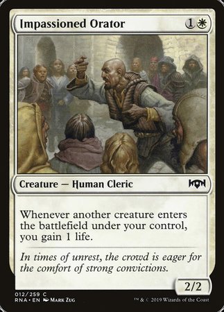Impassioned Orator [Ravnica Allegiance] | Exor Games Summserside
