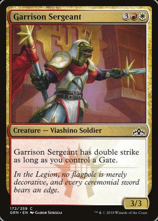 Garrison Sergeant [Guilds of Ravnica] | Exor Games Summserside