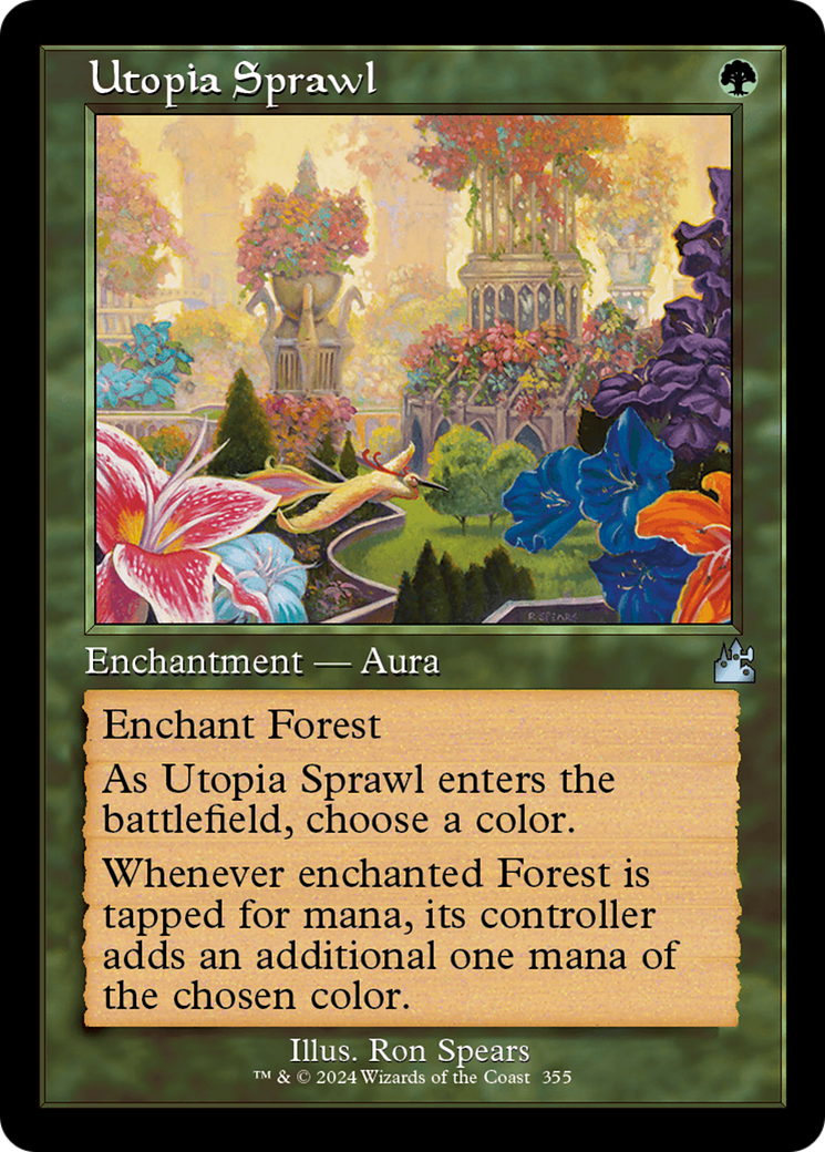 Utopia Sprawl (Retro Frame) [Ravnica Remastered] | Exor Games Summserside