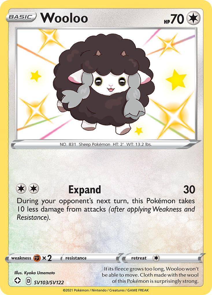 Wooloo (SV103/SV122) [Sword & Shield: Shining Fates] | Exor Games Summserside