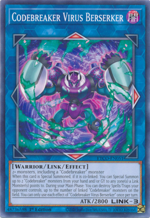 Codebreaker Virus Berserker [ETCO-EN051] Common | Exor Games Summserside