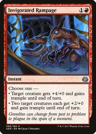 Invigorated Rampage [Aether Revolt] | Exor Games Summserside