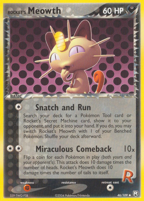 Rocket's Meowth (46/109) [EX: Team Rocket Returns] | Exor Games Summserside