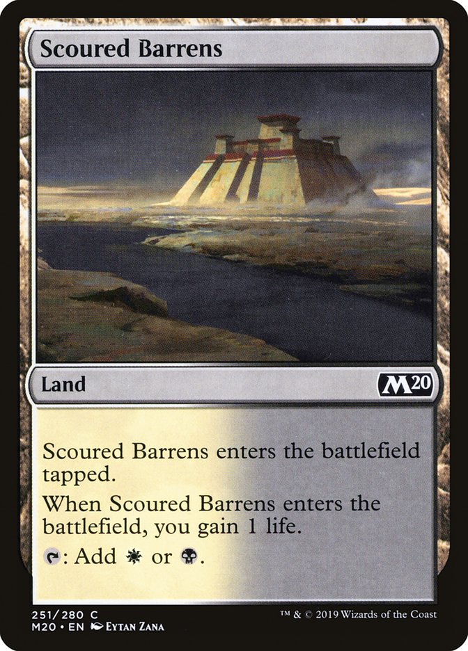 Scoured Barrens [Core Set 2020] | Exor Games Summserside