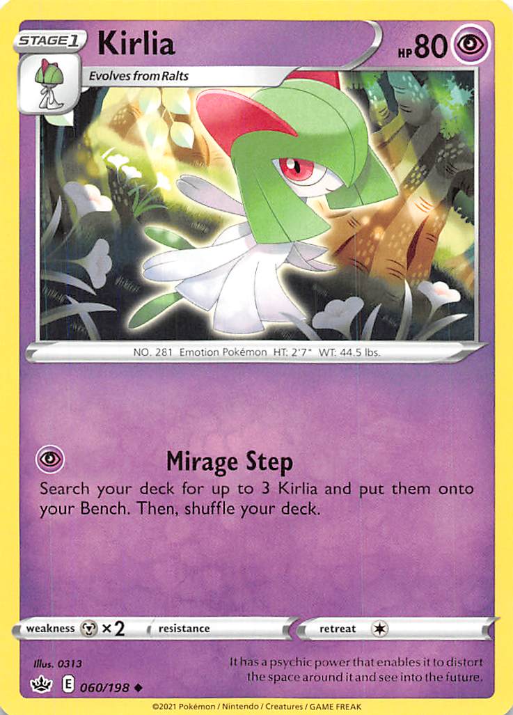 Kirlia (060/198) [Sword & Shield: Chilling Reign] | Exor Games Summserside