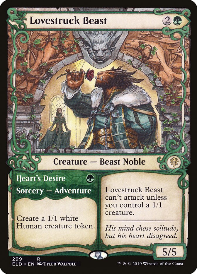 Lovestruck Beast // Heart's Desire (Showcase) [Throne of Eldraine] | Exor Games Summserside