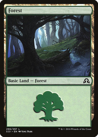 Forest (296) [Shadows over Innistrad] | Exor Games Summserside