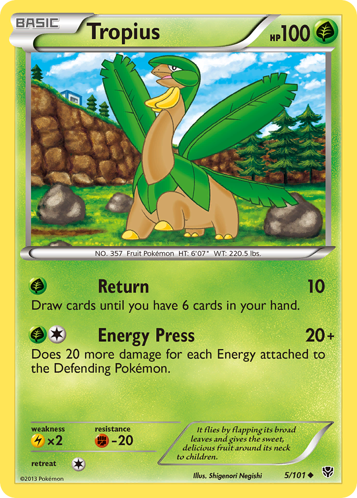 Tropius (5/101) [Black & White: Plasma Blast] | Exor Games Summserside