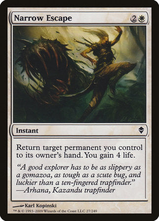 Narrow Escape [Zendikar] | Exor Games Summserside