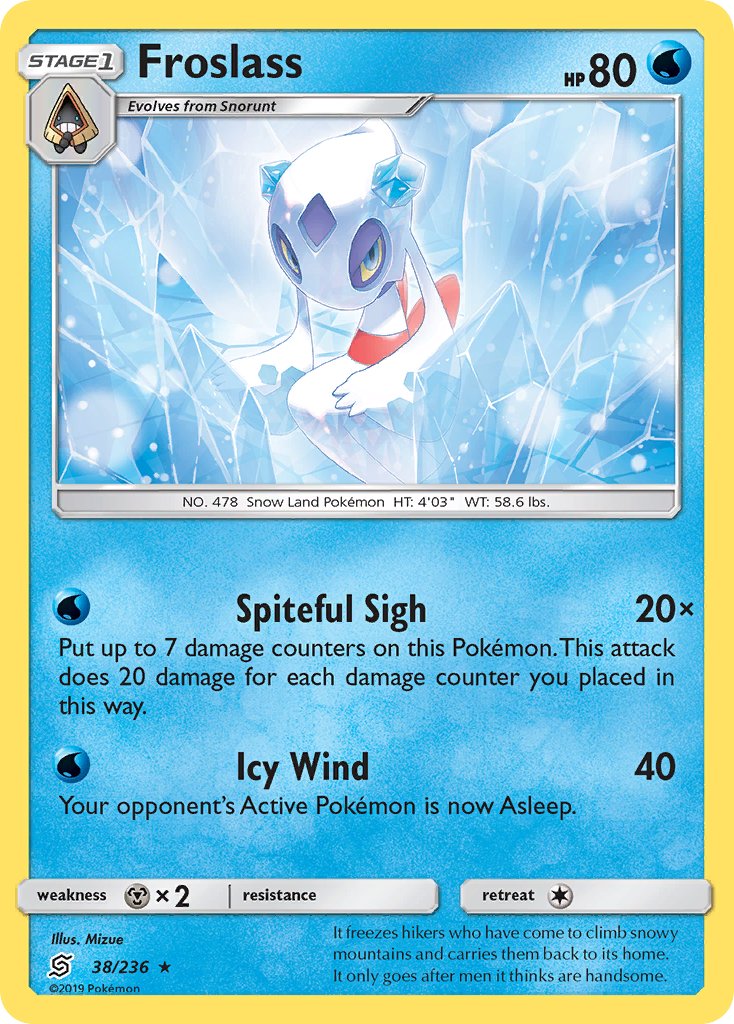 Froslass (38/236) (Theme Deck Exclusive) [Sun & Moon: Unified Minds] | Exor Games Summserside