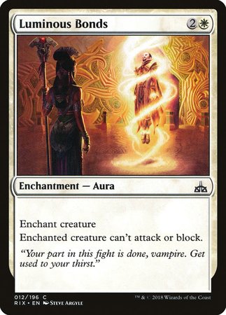 Luminous Bonds [Rivals of Ixalan] | Exor Games Summserside