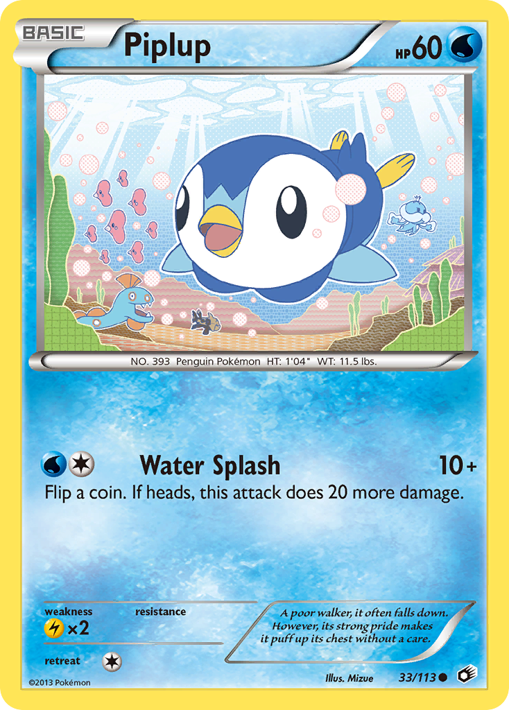 Piplup (33/113) [Black & White: Legendary Treasures] | Exor Games Summserside