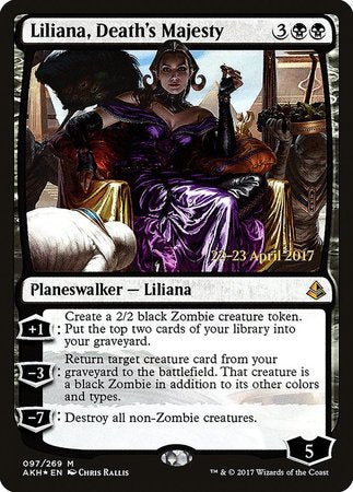 Liliana, Death's Majesty [Amonkhet Promos] | Exor Games Summserside