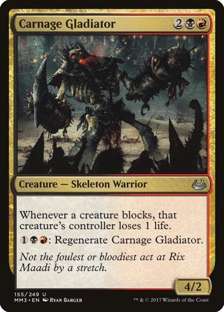 Carnage Gladiator [Modern Masters 2017] | Exor Games Summserside