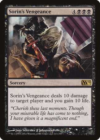 Sorin's Vengeance [Magic 2012] | Exor Games Summserside