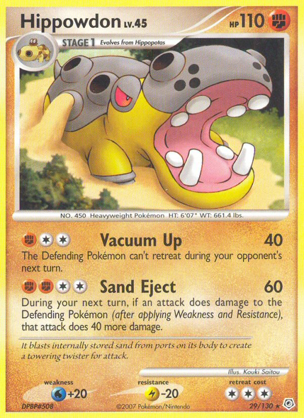 Hippowdon (29/130) [Diamond & Pearl: Base Set] | Exor Games Summserside
