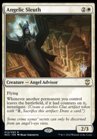 Angelic Sleuth (Promo Pack) [Streets of New Capenna Commander Promos] | Exor Games Summserside