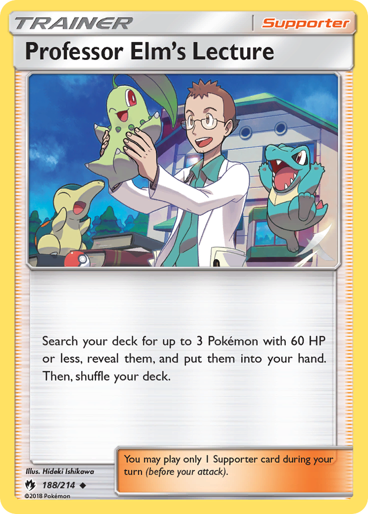 Professor Elm's Lecture (188/214) [Sun & Moon: Lost Thunder] | Exor Games Summserside