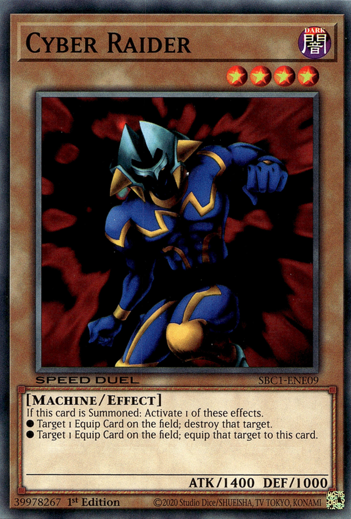 Cyber Raider [SBC1-ENE09] Common | Exor Games Summserside