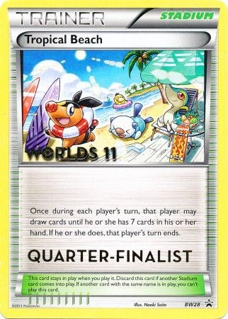 Tropical Beach (BW28) (Quarter Finalist) [Black & White: Black Star Promos] | Exor Games Summserside