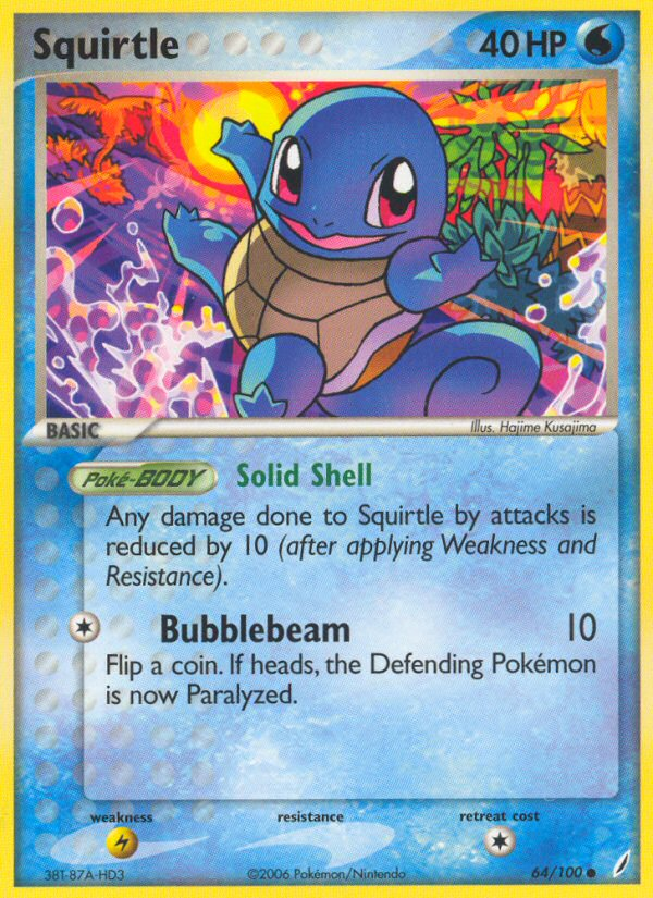 Squirtle (64/100) [EX: Crystal Guardians] | Exor Games Summserside