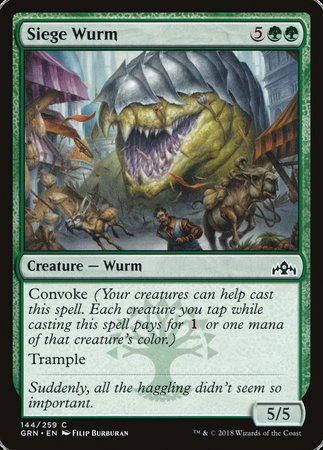Siege Wurm [Guilds of Ravnica] | Exor Games Summserside