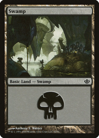 Swamp (62) [Duel Decks: Garruk vs. Liliana] | Exor Games Summserside