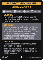 Mini-Master (Magic Minigame) [Commander Legends: Battle for Baldur's Gate Minigame] | Exor Games Summserside