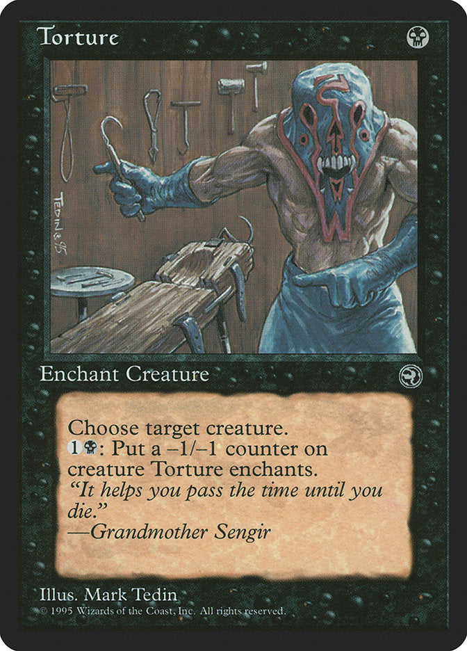 Torture (Grandmother Sengir Flavor Text) [Homelands] | Exor Games Summserside