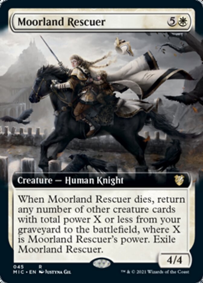 Moorland Rescuer (Extended) [Innistrad: Midnight Hunt Commander] | Exor Games Summserside