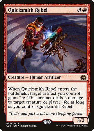 Quicksmith Rebel [Aether Revolt] | Exor Games Summserside
