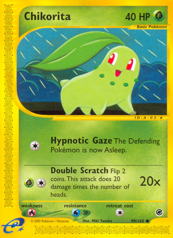 Chikorita (99/165) [Expedition: Base Set] | Exor Games Summserside