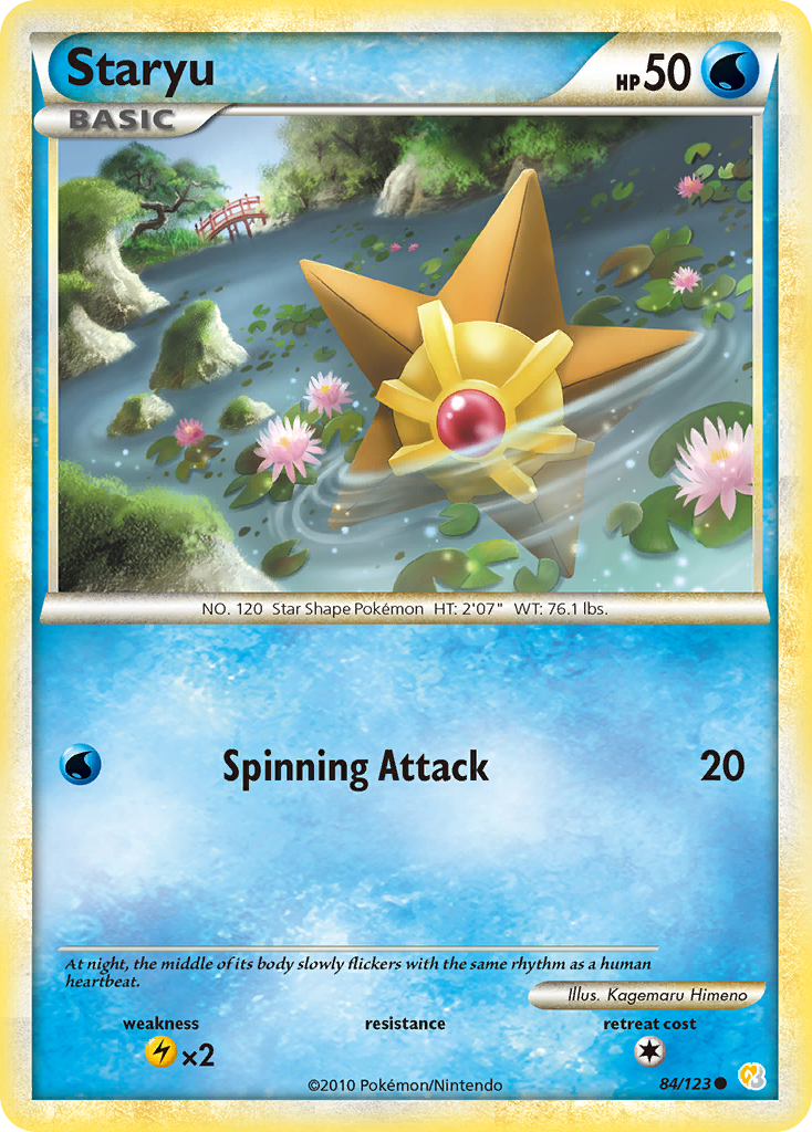 Staryu (84/123) [HeartGold & SoulSilver: Base Set] | Exor Games Summserside