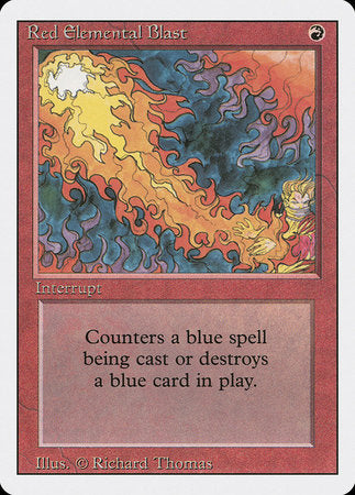 Red Elemental Blast [Revised Edition] | Exor Games Summserside
