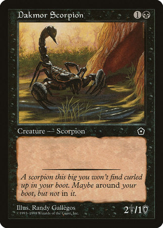 Dakmor Scorpion [Portal Second Age] | Exor Games Summserside