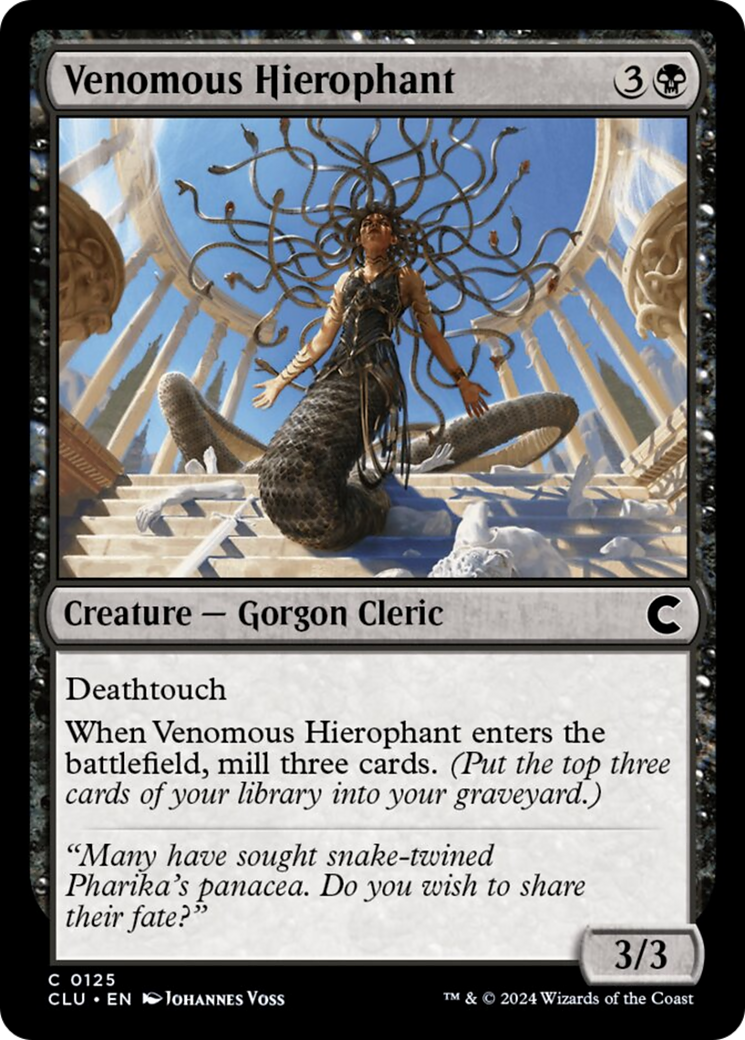 Venomous Hierophant [Ravnica: Clue Edition] | Exor Games Summserside