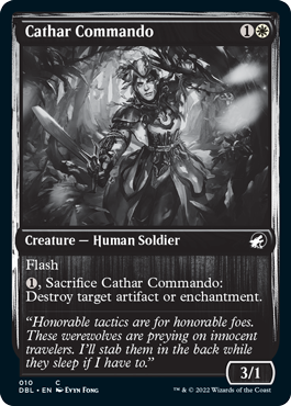 Cathar Commando [Innistrad: Double Feature] | Exor Games Summserside