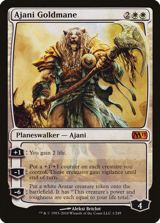 Ajani Goldmane [Magic 2011] | Exor Games Summserside