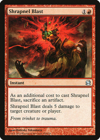 Shrapnel Blast [Modern Masters] | Exor Games Summserside