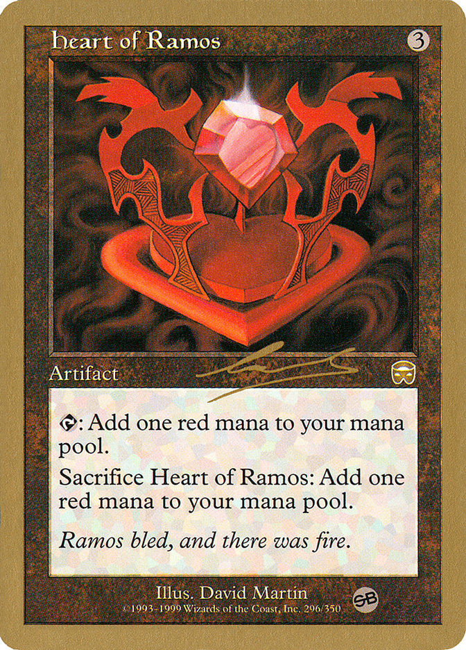 Heart of Ramos (Nicolas Labarre) (SB) [World Championship Decks 2000] | Exor Games Summserside