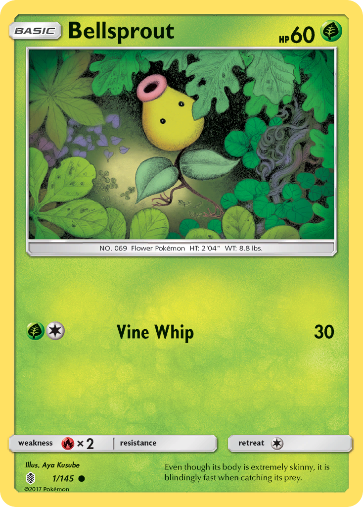 Bellsprout (1/145) [Sun & Moon: Guardians Rising] | Exor Games Summserside