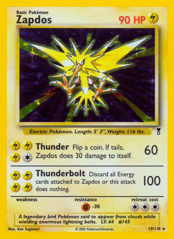 Zapdos (19/110) [Legendary Collection] | Exor Games Summserside