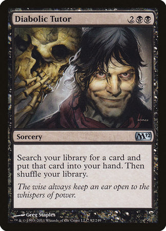 Diabolic Tutor [Magic 2012] | Exor Games Summserside