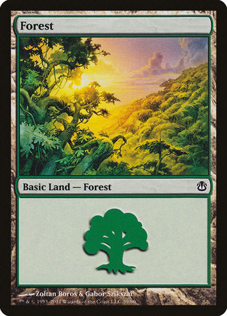 Forest (39) [Duel Decks: Ajani vs. Nicol Bolas] | Exor Games Summserside