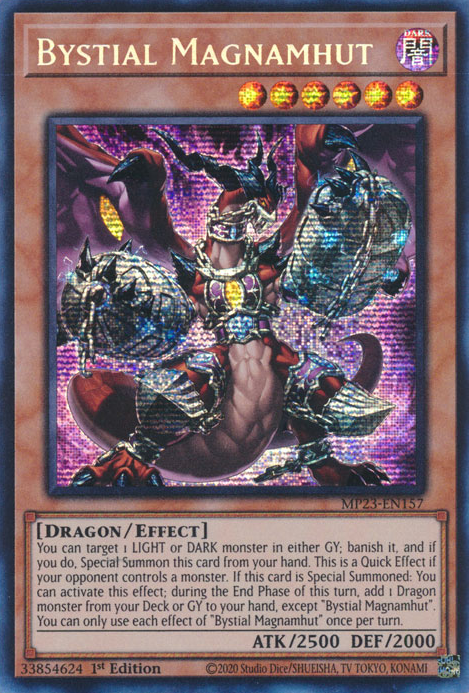 Bystial Magnamhut [MP23-EN157] Prismatic Secret Rare | Exor Games Summserside