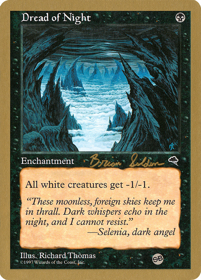 Dread of Night (Brian Selden) (SB) [World Championship Decks 1998] | Exor Games Summserside