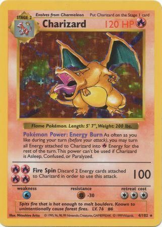 Charizard (4/102) [Base Set Shadowless Unlimited] | Exor Games Summserside