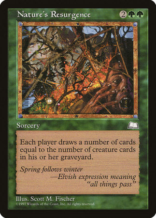 Nature's Resurgence [Weatherlight] | Exor Games Summserside