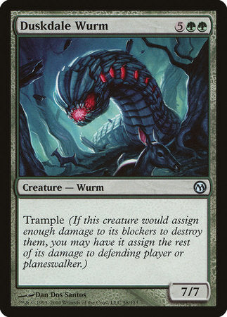 Duskdale Wurm [Duels of the Planeswalkers] | Exor Games Summserside